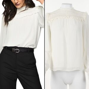 Reiss Anoushka Ruffle Blouse 